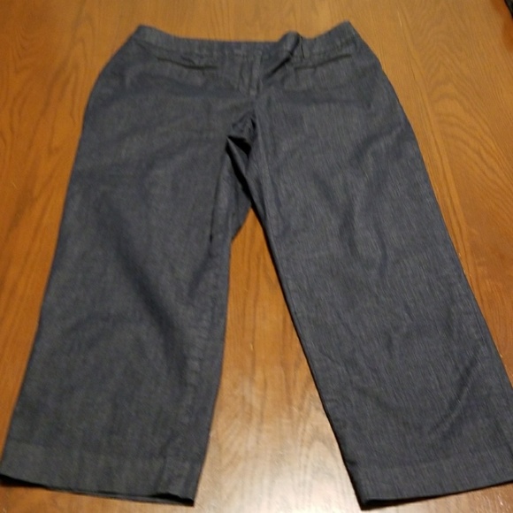 Ann Taylor LOFT Julie denim dress Capri EUC 8 E125 - Picture 6 of 8